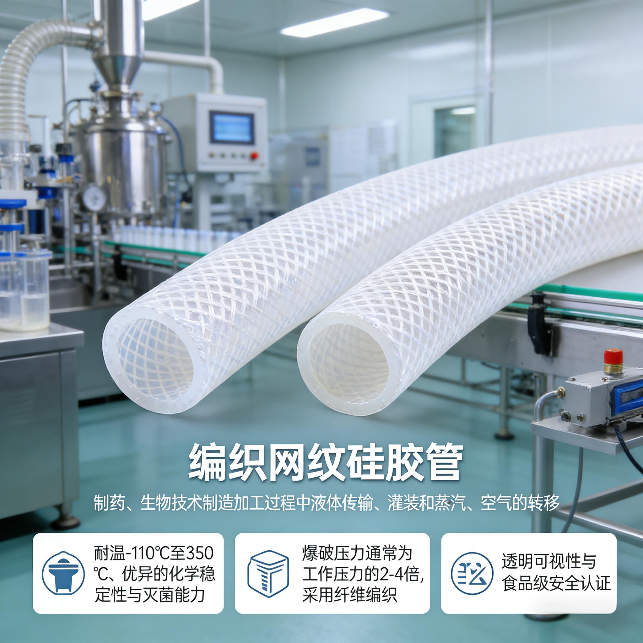 編織網(wǎng)紋硅膠管