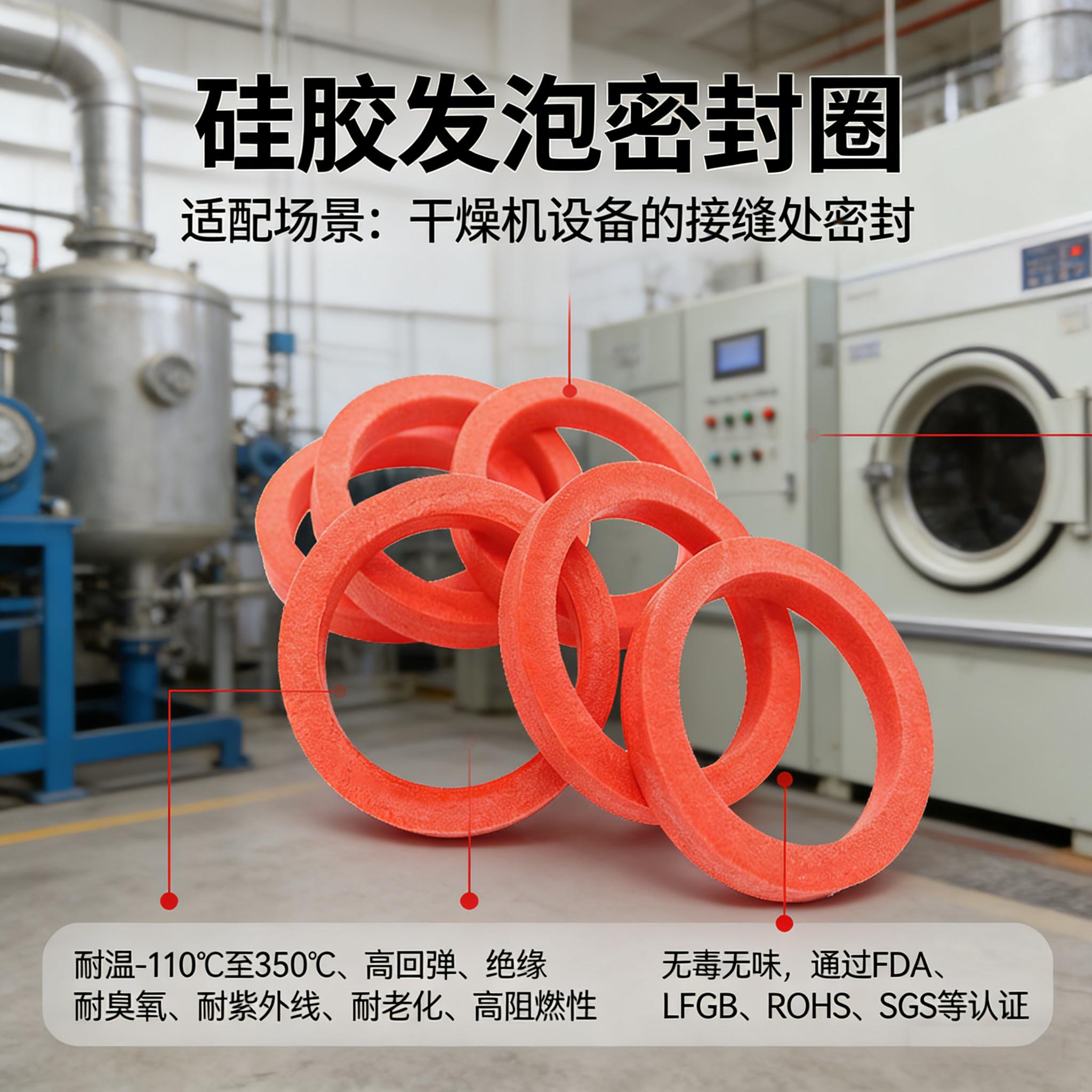 硅膠發(fā)泡密封圈