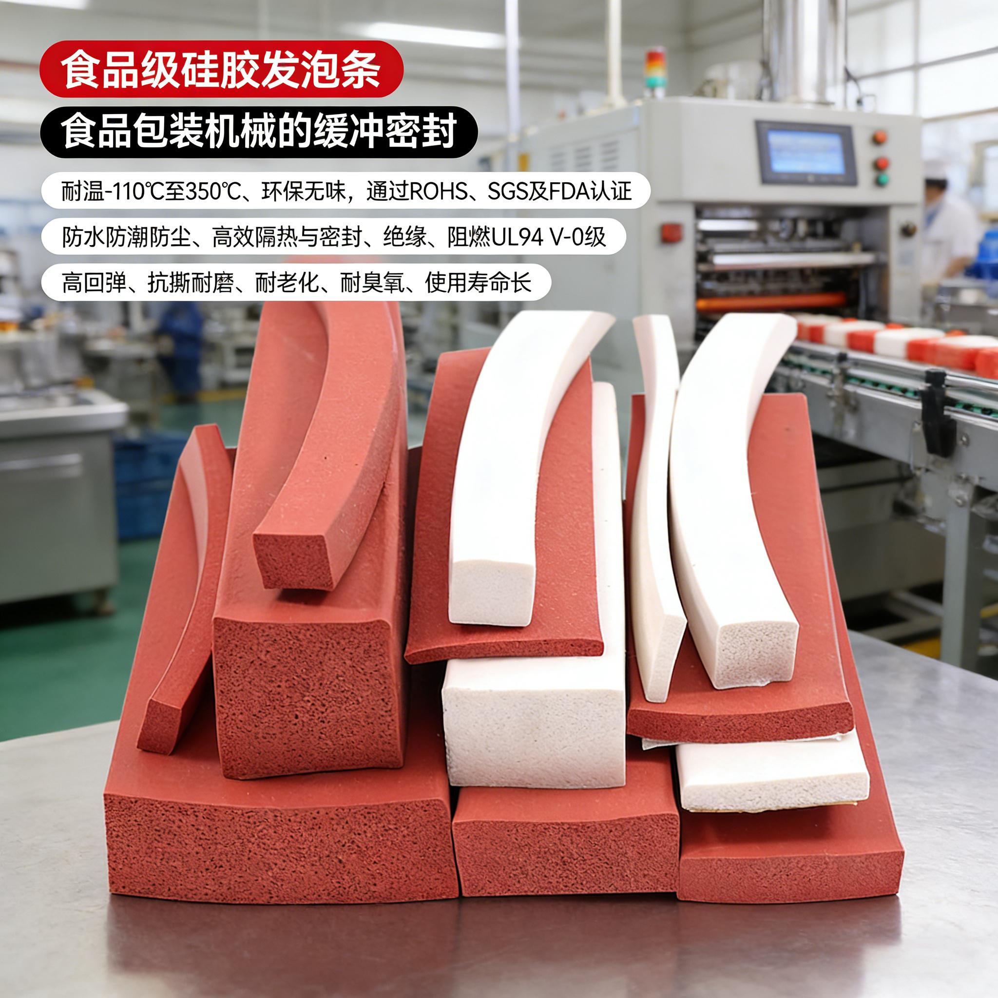 食品級(jí)硅膠發(fā)泡條
